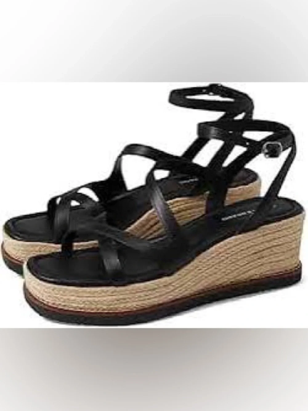 Lucky Brand Carolie Strappy Espadrille Wedge Sandals Size 9.5
